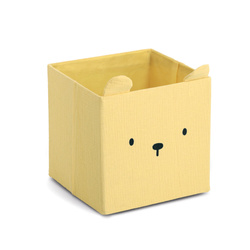 Muszlin játék tárolódoboz COZY KIDS fülekkel, 28 × 28 × 28 cm