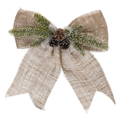 Jutás kokárda ággal és tobozokkal, 33 x 38 cm