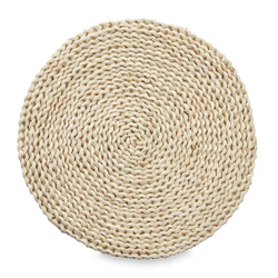 Kerek asztali alátét, fonott.