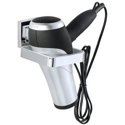 QUADRO hajszárító tartó, Vacuum-Loc, rozsdamentes acél, WENKO