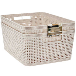 Műanyag rendező kosarak, 24,5 x 19 x 10 cm, 2 db.