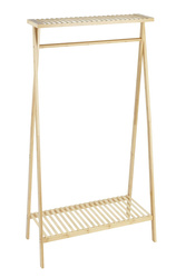 Fából készült cipőtartó és táskatartó állvány, Lanai, WENKO