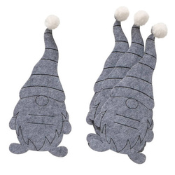 Filc evőeszköztartók GNOMY, 4 db.