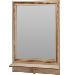 Fali tükör polccal, 40 x 60 cm