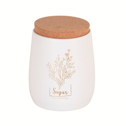 Cukorral töltött, parafa fedelű doboz, 750 ml