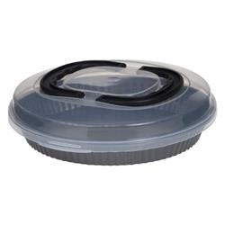 Fém tortaforma fedéllel, Ø 26 cm