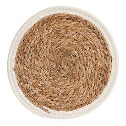 Tányéralátét, fonott