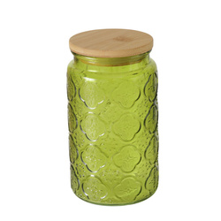 IMOLA bambuszfedeles üveg, 1000 ml