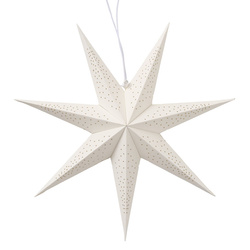 Díszes bambuszcsillag ablakra, KASSINA, Ø 30 cm