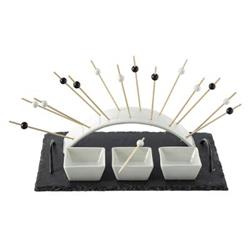 APERITIVE falatozó készlet, porcelán