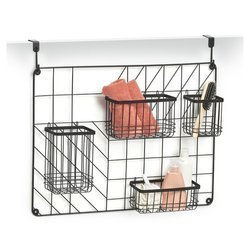 Ajtóra akasztható konyhai tároló + 5 kosár, ZELLER