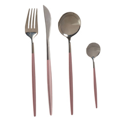 Díszes evőeszközkészlet két személy számára MIRROR