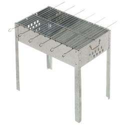 Nyársas szén grillező MUSTANG, 50 x 30 cm