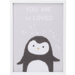 Keretezett plakát aranyos felirattal a gyerekszobába, 30 x 40 cm