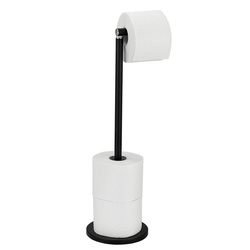 Wenko toalettpapír tartó fogantyúval, fekete