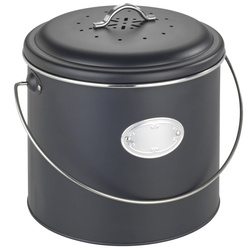 Komposztáló, 3 cserélhető szagsemlegesítő szűrő, 6 l, Nero, WENKO