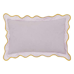 BISKWIT díszpárna fodorral, 35 x 50 cm