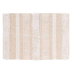 Beige boho szőnyeg ATHOS, 60 x 90 cm