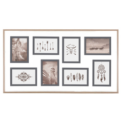 10 x 15 cm-es fényképkeret, galéria fából készült keretben