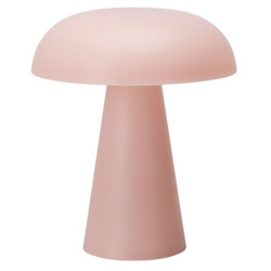 RILO gomba lámpa, Ø 15 x 18 cm, rózsaszín
