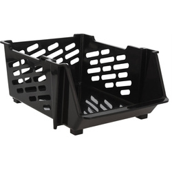 Műanyag tárolókosár, 44 x 33,5 x 20 cm