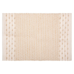 Beige Cot Sand szőnyeg, pamut, boho, 60 x 90 cm