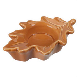 Tömör tölgyfa tea gyertya tartó