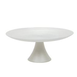 Modern üveg tortatál, Ø 28 cm