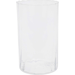 Hengeres üvegváza, Ø 13 x 22 cm