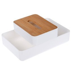 Bambuszfedeles kozmetikai tároló, 26 x 17 cm