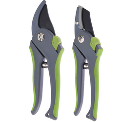 Kerti olló, szénacél pengék, 2 db