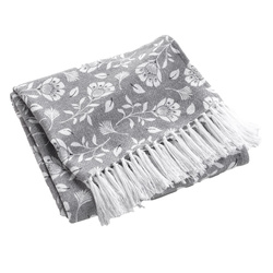 Virágmintás kanapéterítő, FLAVIE, 125 x 150 cm