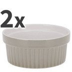 Kerámia tálkák, multifunkciós kokilák 260 ml - 2 darab