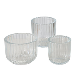 SIKEL tealight tartók, 3 db. Ø 7-10 cm