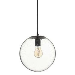 NUNN függőlámpa nappaliba, üveg gömb, Ø 25 cm