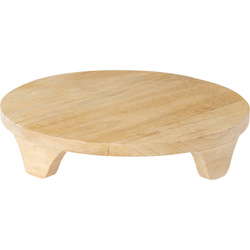 Fából készült virágtartó CON, mangófából, 27