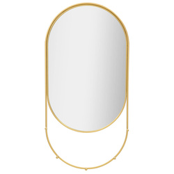 Fali tükör akasztókkal 40 x 80 cm