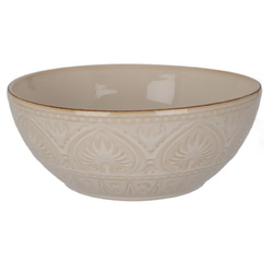 Kerámia tál hornyolt mintával, 1900 ml