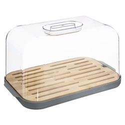 Műanyag kenyértartó, 29 x 18 x 15,9 cm