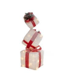 Ajándékok világító dekoráció, 75 cm