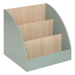 LEOPARD gyerekkönyves polc, zsálya színű, 53 x 53 x 56 cm