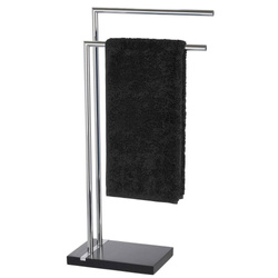 NOBLE törölközőtartó - 2 karos, WENKO, fekete