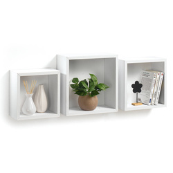 Függő polcok kockák, 3 darabos készlet.