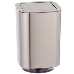 AURON fürdőszobai kosár forgatható fedéllel, króm, WENKO