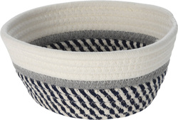 Tároló kosár, pamut, 18 x 8 cm
