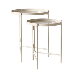 DRAGO két kávézóasztal készlet, bézs, 2 db