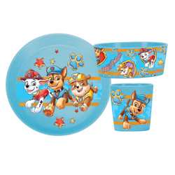 CONNECT PSI PATROL gyerek étkészlet organikus anyagból