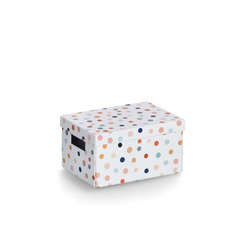 DOTS fedeles kartondoboz, 18 x 25 x 13 cm