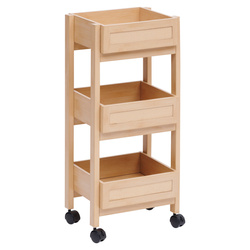 Kerekes konyhai kocsi CANE, bécsi fonás, 39,6 x 30 x 85,5 cm