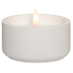 LED viaszgyertya 3D lánggal, Ø 10 cm, 1. minta